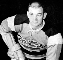 Eastern Hockey League  - Johnstown Jets 1950s Jersey with White Bands - Don Hall