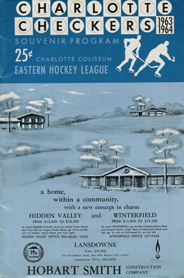 Charlotte Checkers Program 1963-64