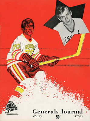 Generals Generals Program 1970-71 Don Burgess TheEHL.com