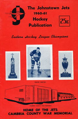 Johnstown Jets Program 1960-61 Eastern Hockey League EHL