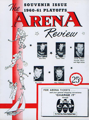 New Haven Blades Program 1960-61 EHL Playoff Finals vs Greensboro