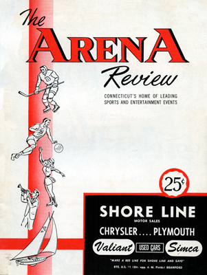 New Haven Blades Program 1963-64 Eastern Hockey League EHL