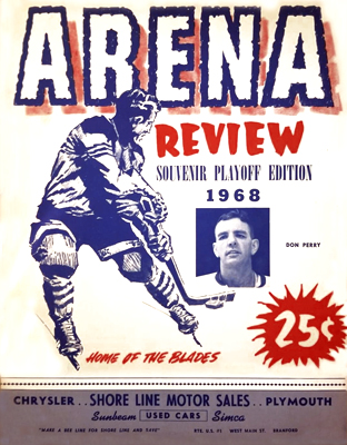 New Haven Blades Playoff Program 1968