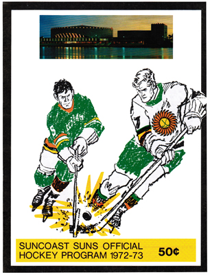 Suncoast Suns 1972-73 Program - Click to Enlarge